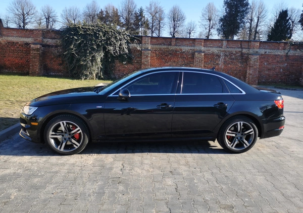 Audi A4 cena 98000 przebieg: 134900, rok produkcji 2017 z Sieradz małe 121